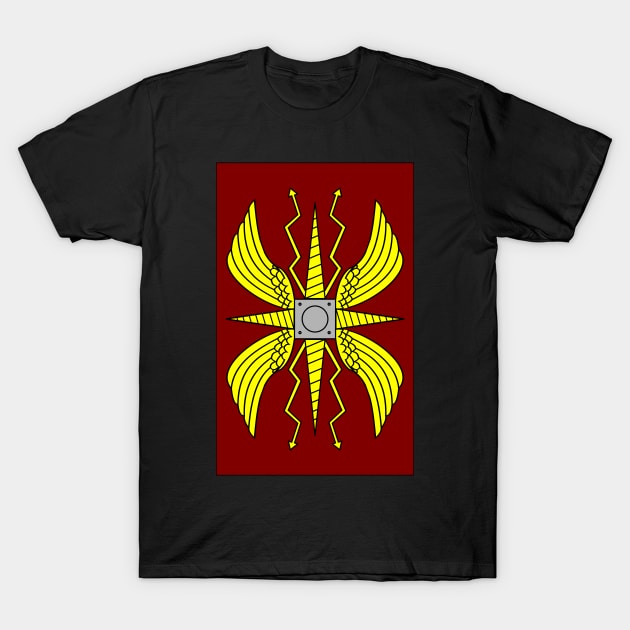 Imperial Roman Shield III. Scutum III T-Shirt by PabloDeChenez